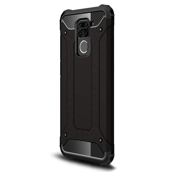 Microsonic Xiaomi Redmi Note 9 Kılıf Rugged Armor Siyah 2