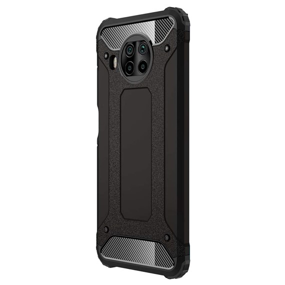 Microsonic Xiaomi Redmi Note 9 Pro 5G Kılıf Rugged Armor Siyah 2