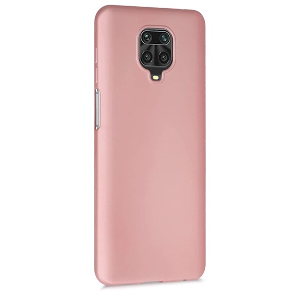 Microsonic Matte Silicone Xiaomi Redmi Note 9 Pro Kılıf Rose Gold 2