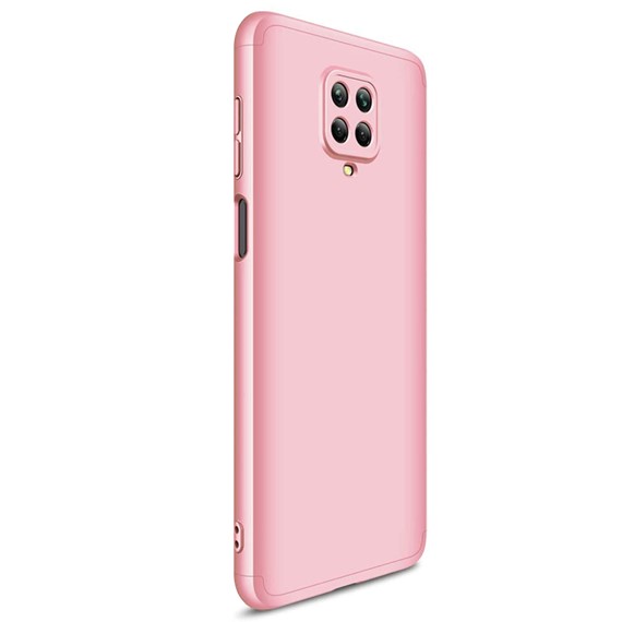 Microsonic Xiaomi Redmi Note 9 Pro Max Kılıf Double Dip 360 Protective Rose Gold 2