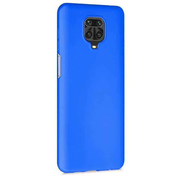 Microsonic Matte Silicone Xiaomi Redmi Note 9 Pro Max Kılıf Mavi 2