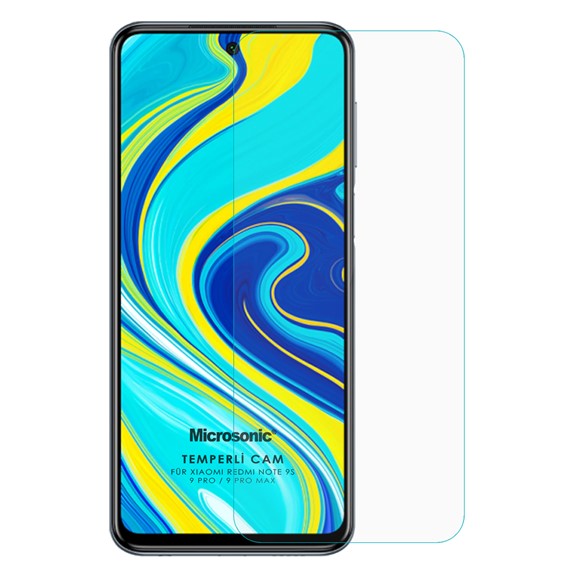 Microsonic Xiaomi Redmi Note 9 Pro Max Tempered Glass Screen Protector 2