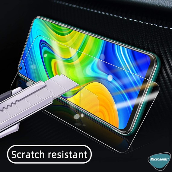 Microsonic Xiaomi Redmi Note 9 Tempered Glass Screen Protector 4