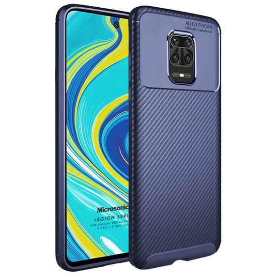 Microsonic Xiaomi Redmi Note 9S Kılıf Legion Series Lacivert 1