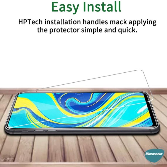 Microsonic Xiaomi Redmi Note 9S Temperli Cam Ekran Koruyucu 5