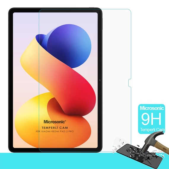 Microsonic Xiaomi Redmi Pad 2 Pro Tempered Glass Cam Ekran Koruyucu 2
