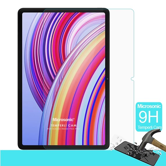 Microsonic Xiaomi Redmi Pad Pro Tempered Glass Cam Ekran Koruyucu 2