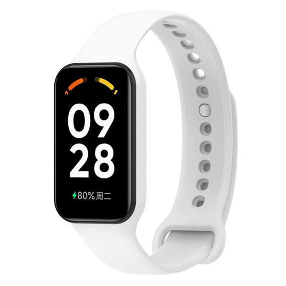 Microsonic Xiaomi Redmi Smart Band 2 Kordon Silicone Sport Band Beyaz 2