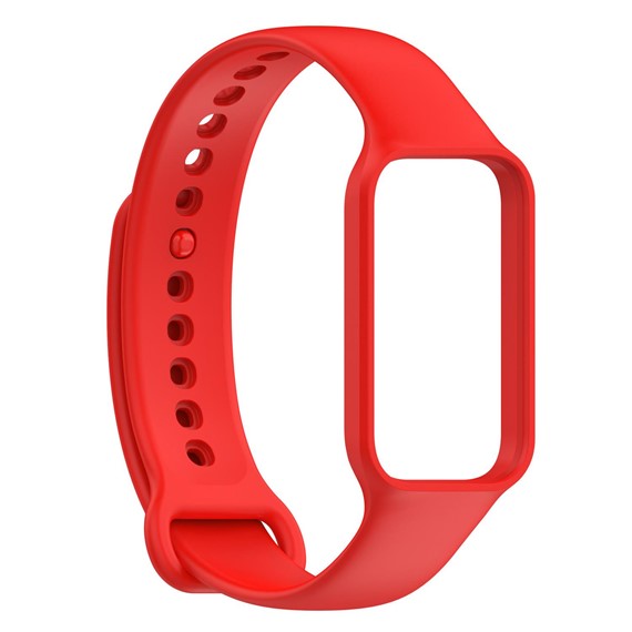 Microsonic Xiaomi Smart Band 8 Active Kordon Silicone Sport Band Kırmızı 1