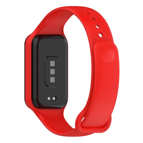 Microsonic Xiaomi Smart Band 8 Active Kordon Silicone Sport Band Kırmızı 3