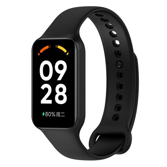 Microsonic Xiaomi Smart Band 8 Active Kordon Silicone Sport Band Siyah 2