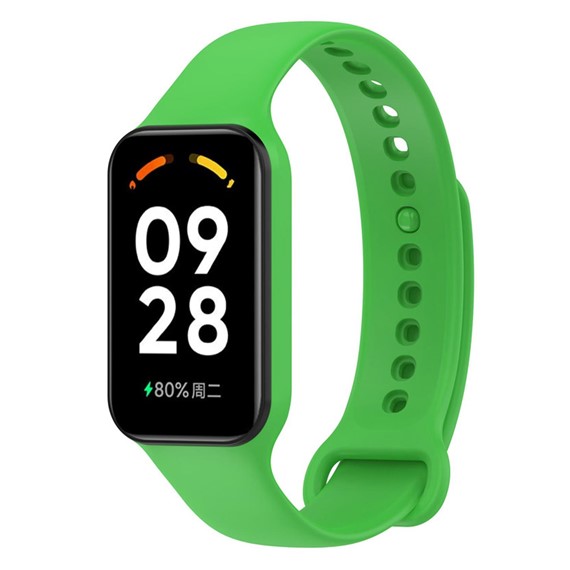 Microsonic Xiaomi Redmi Smart Band 2 Kordon Silicone Sport Band Yeşil 2