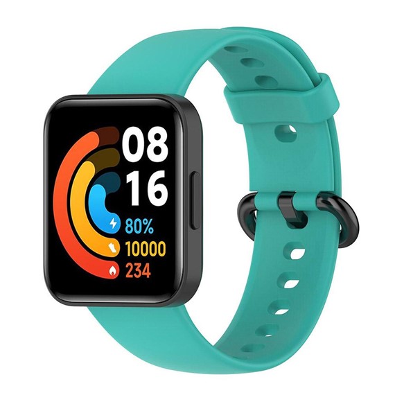 Microsonic Xiaomi Redmi Watch 2 Lite Kordon Silicone Sport Band Su Yeşili 2