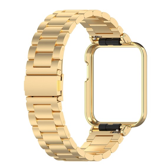 Microsonic Xiaomi Redmi Watch 2 Lite Metal Stainless Steel Kordon Gold 1