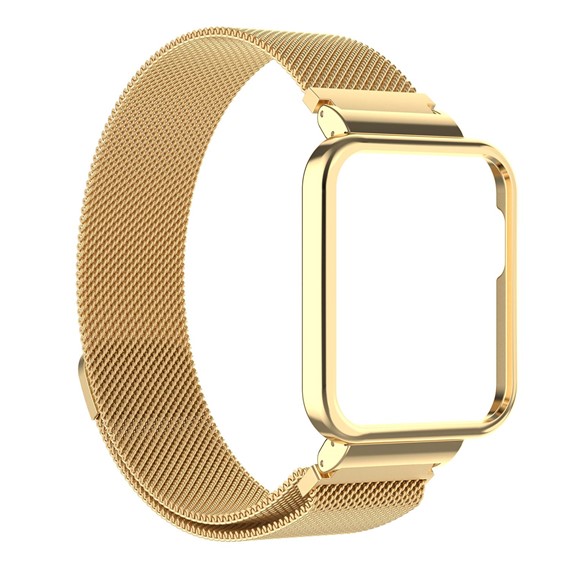 Microsonic Xiaomi Redmi Watch 2 Lite Milanese Loop Kordon Gold 1