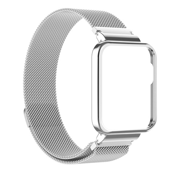 Microsonic Xiaomi Redmi Watch 2 Lite Milanese Loop Kordon Gümüş 1