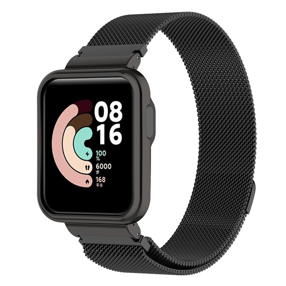 Microsonic Xiaomi Redmi Watch 2 Lite Milanese Loop Kordon Siyah 2