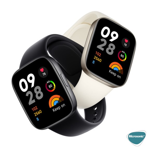 Microsonic Xiaomi Redmi Watch 3 Lite Kordon Silicone Sport Band Kırmızı 6