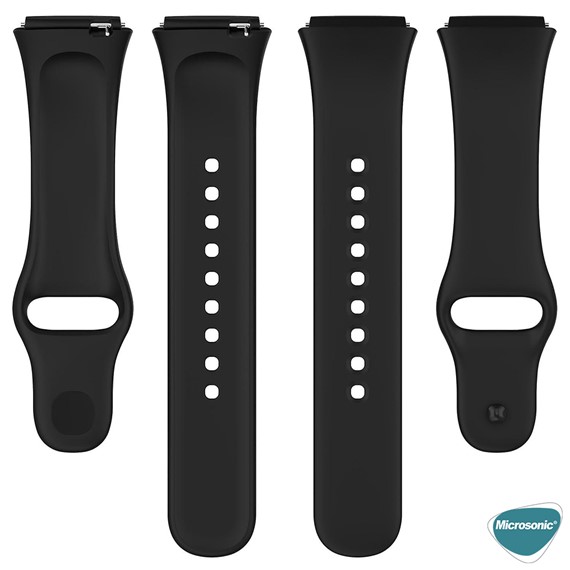 Microsonic Xiaomi Redmi Watch 3 Lite Kordon Silicone Sport Band Koyu Yeşil 5