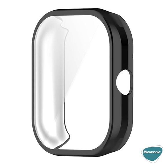 Microsonic Xiaomi Redmi Watch 5 Kılıf 360 Full Round Soft Silicone Siyah 2