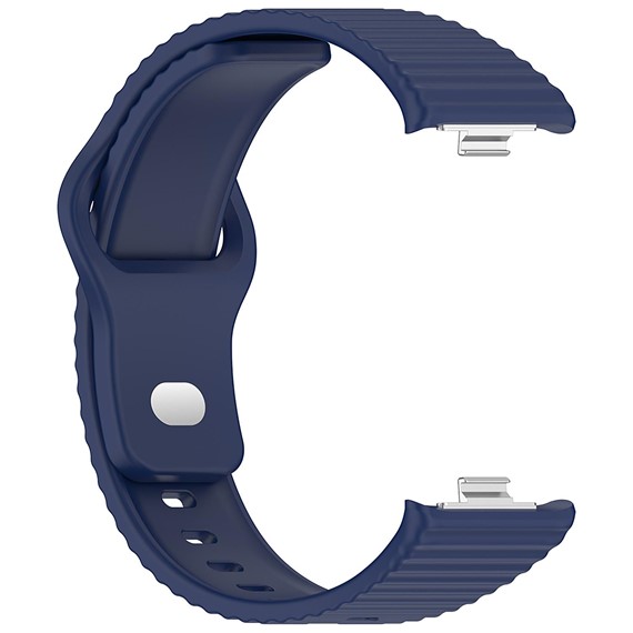 Microsonic Xiaomi Redmi Watch 4 Kordon Wave Design Silicone Band Lacivert 2