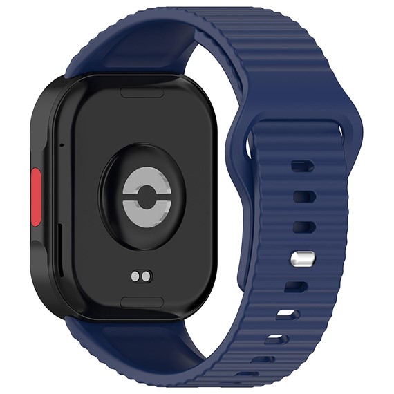 Microsonic Xiaomi Redmi Watch 4 Kordon Wave Design Silicone Band Lacivert 3
