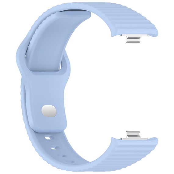 Microsonic Xiaomi Redmi Watch 4 Kordon Wave Design Silicone Band Mavi 2