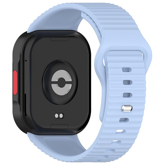 Microsonic Xiaomi Redmi Watch 4 Kordon Wave Design Silicone Band Mavi 3