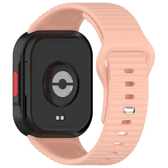 Microsonic Xiaomi Redmi Watch 4 Kordon Wave Design Silicone Band Somon 3