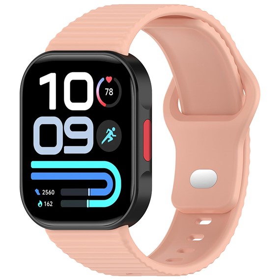 Microsonic Xiaomi Redmi Watch 4 Kordon Wave Design Silicone Band Somon 4