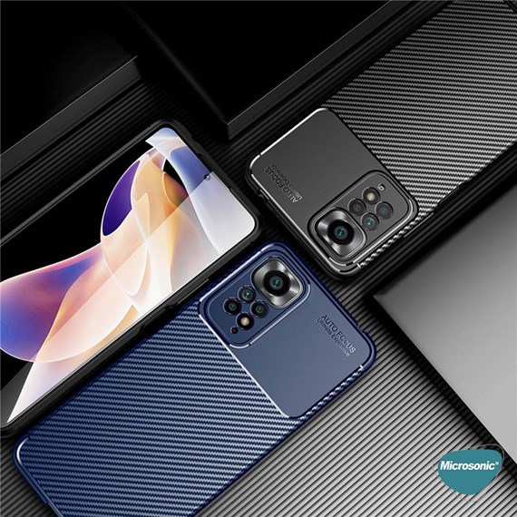 Microsonic Xiaomi Redmi Note 12 Pro 4G Kılıf Legion Series Lacivert 4