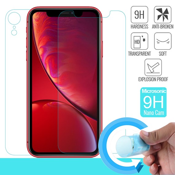 Microsonic Apple iPhone XR 6 1 Ön Arka Nano Cam Ekran koruyucu 1