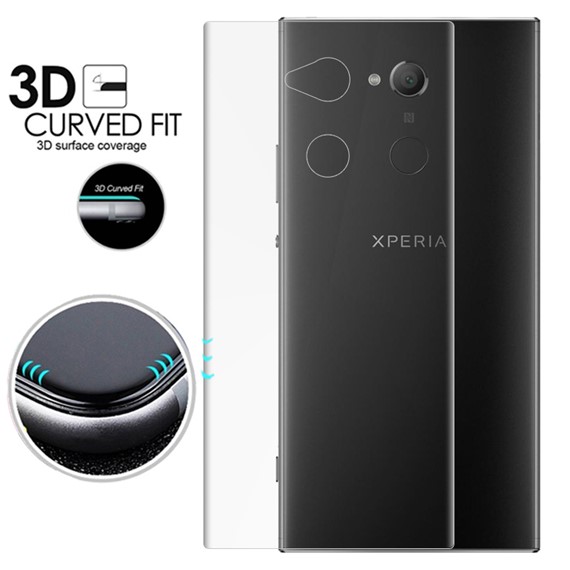 Microsonic Sony Xperia XA2 Ultra Ön Arka Kavisler Dahil Tam Ekran Kaplayıcı Film 3