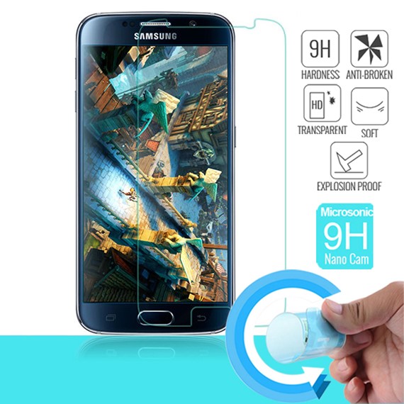 Microsonic Samsung Galaxy S6 Nano Cam Ekran koruyucu Kırılmaz film 1