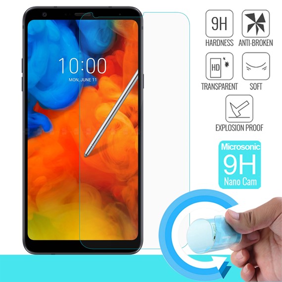 Microsonic LG Q Stylus Nano Cam Ekran koruyucu Kırılmaz film 1
