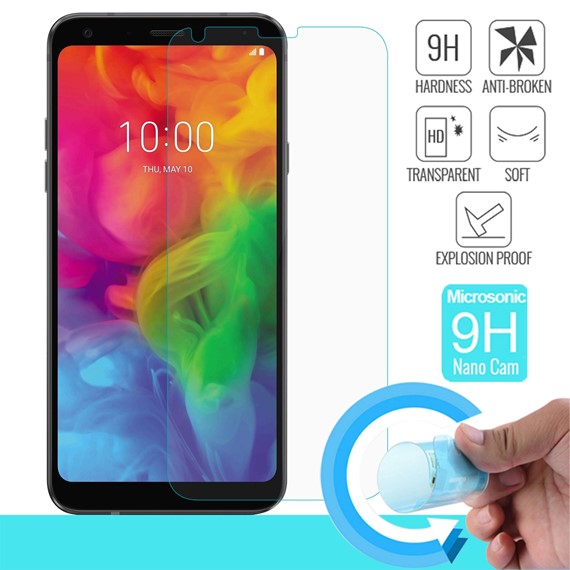 Microsonic LG Q7 Nano Cam Ekran koruyucu Kırılmaz film 1
