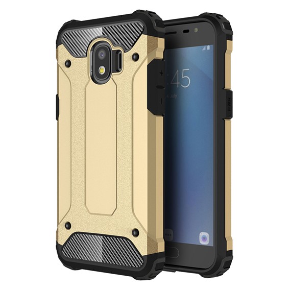 Microsonic Samsung Galaxy J2 Pro 2018 Kılıf Rugged Armor Gold 1
