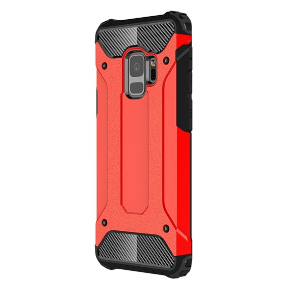 Microsonic Samsung Galaxy S9 Kılıf Rugged Armor Kırmızı 2