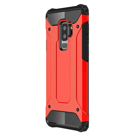 Microsonic Samsung Galaxy S9 Plus Kılıf Rugged Armor Kırmızı 2