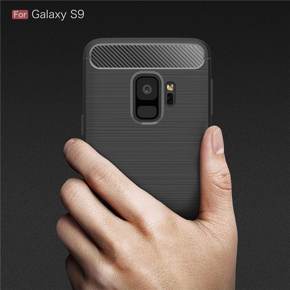 Microsonic Samsung Galaxy S9 Kılıf Room Silikon Gri 5