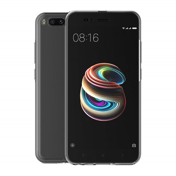 Microsonic Xiaomi Mi A1 Kılıf 6 tarafı tam full koruma 360 Clear Soft Şeffaf 5