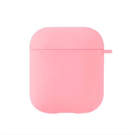 Microsonic Apple AirPods 1 Nesil 2 Nesil Liquid Silicone Lansman Pembe 1