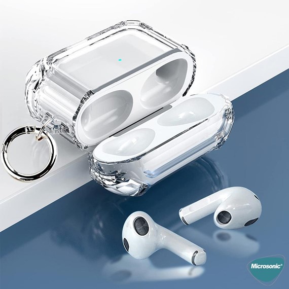 Microsonic Apple AirPods 3 Air Armor Protective Kılıf Şeffaf 4