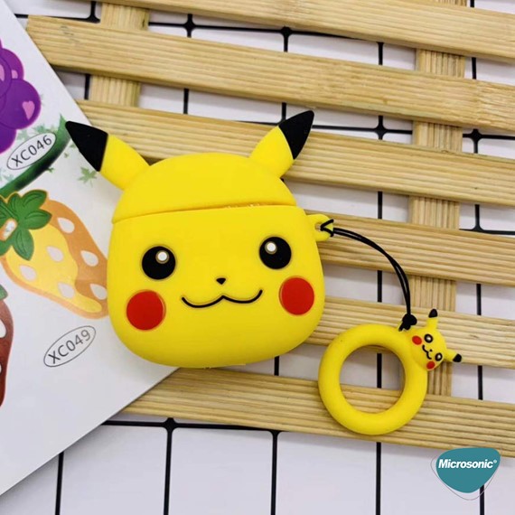 Microsonic Apple AirPods 1 Nesil 2 Nesil Kılıf Pikachu 4