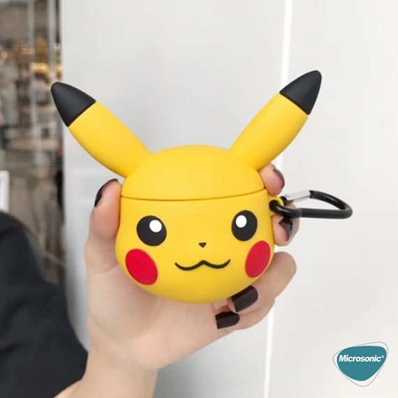 Microsonic Apple AirPods 1 Nesil 2 Nesil Kılıf Pikachu 8