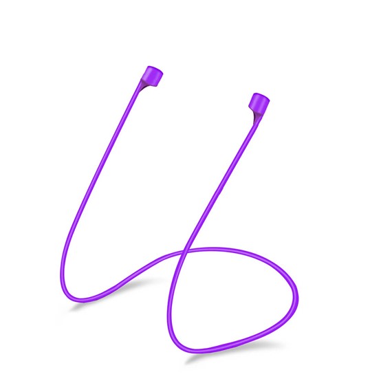 Microsonic Airpods 4 Nesil ANC Manyetik Mıknatıslı Kulaklık İpi Mor 1