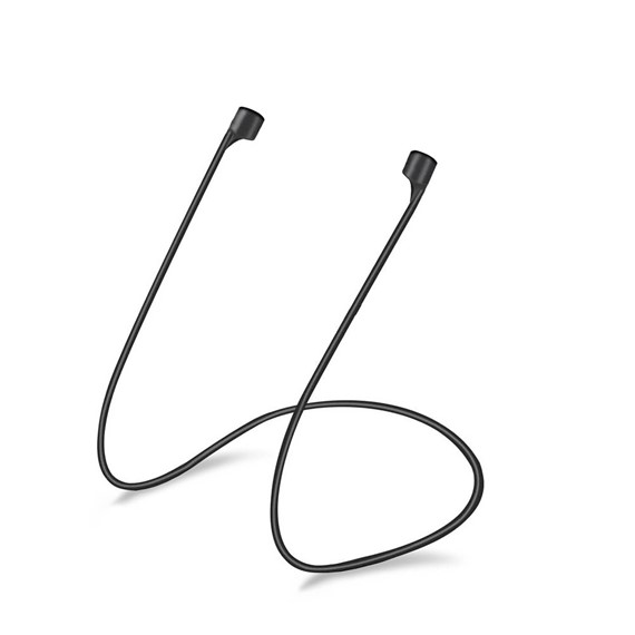 Microsonic Apple AirPods 3 Manyetik Mıknatıslı Kulaklık İpi Siyah 1