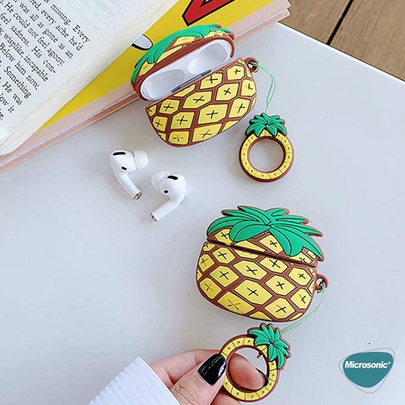 Microsonic Apple AirPods Pro Kılıf Ananas 5