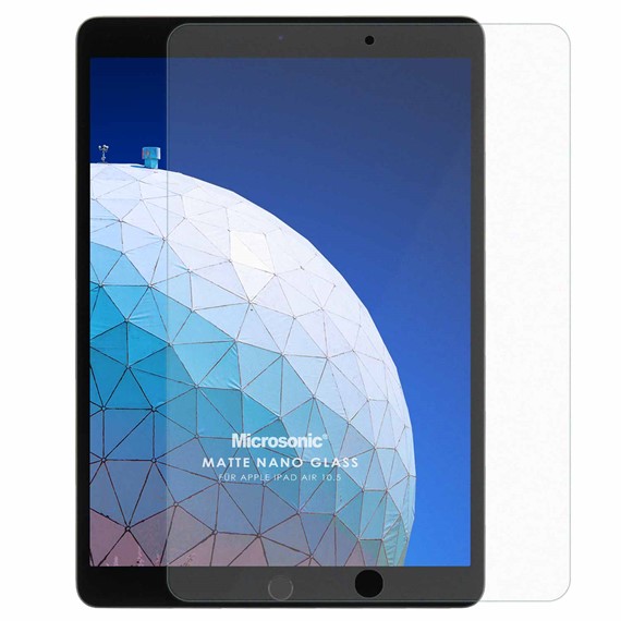 Microsonic Apple iPad Air 3 10 5 2019 A2152-A2123-A2153-A2154 Matte Nano Glass Cam Ekran Koruyucu 2