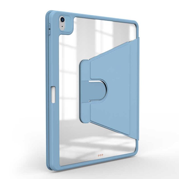 Microsonic Apple iPad Air 11 2024 Kılıf A2902-A2903 Regal Folio Mavi 2